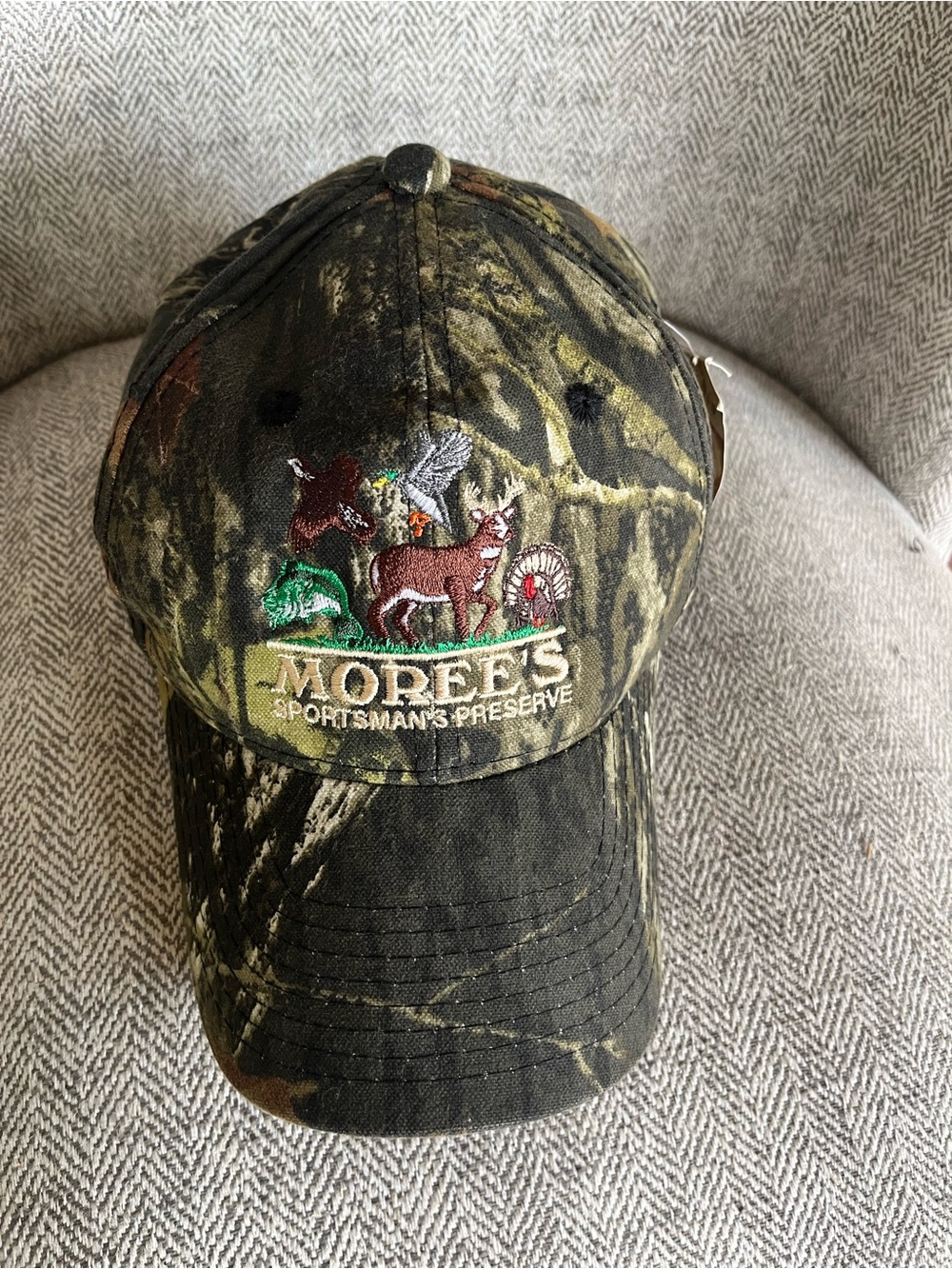 Port Authority Mossy Oak Camo Hunting Hat Mopee’s Sportsman’s Preserve NWT